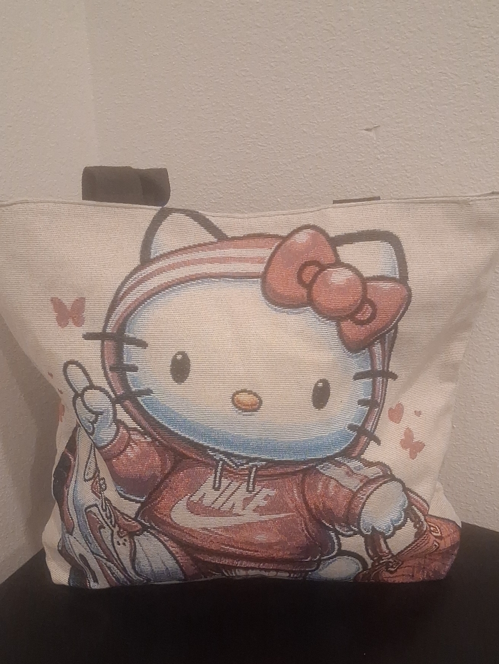 Hello Kitty Graphic Tote with Pink Bow and Hoodie